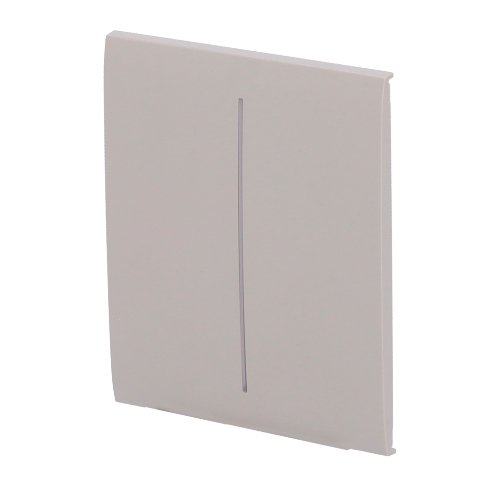 Pannello tattile per doppio interruttore della luce - Compatibile con AJ-LIGHTCORE-2G - Retroilluminazione a LED - Pannello tattile centrale senza contatto - Colore oliva - Ajax - LightSwitch CenterButton