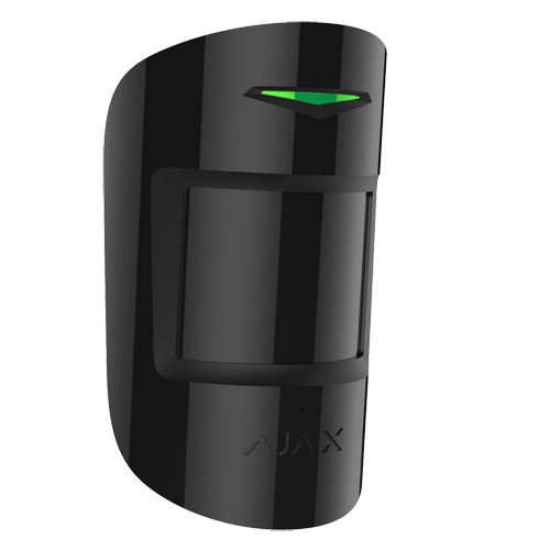 Rilevatore PIR e rottura di vetri - Pet Immunity / Bidirezionale - Certificato Grado 2 - Senza fili 868 MHz Jeweller - Raggio di rilevamento PIR 12 m - Raggio di rilevamento rottura di vetri 9 m