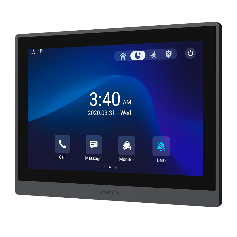 Monitor Akuvox AK-IT88S Monitor Android 9.0 per VideocitofonoSchermo IPS di 10" | Applicazioni di terze partiAudio bidirezionale Crystal Clear