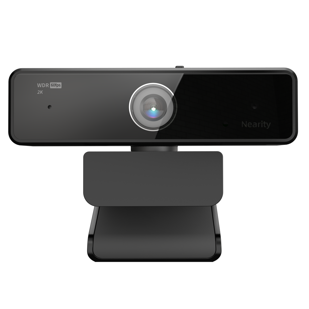 Webcam Nearity - Risoluzione 4 MP - Angolo di visione 90° - Doppio microfono integrato - USB 2.0 - Plug & Play
