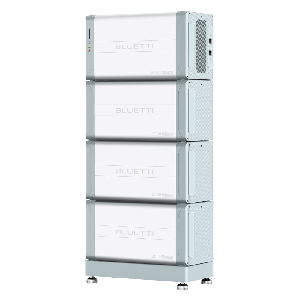Kit batteria domestica - 1xBL-EP600, 2x Batterie BL-B500, 1xSoporte BL-Bracket - Gran capacità 14880Wh - Potenza 6000W - Controllo tramite APP (Wifi e Bluetooth) - IP65
