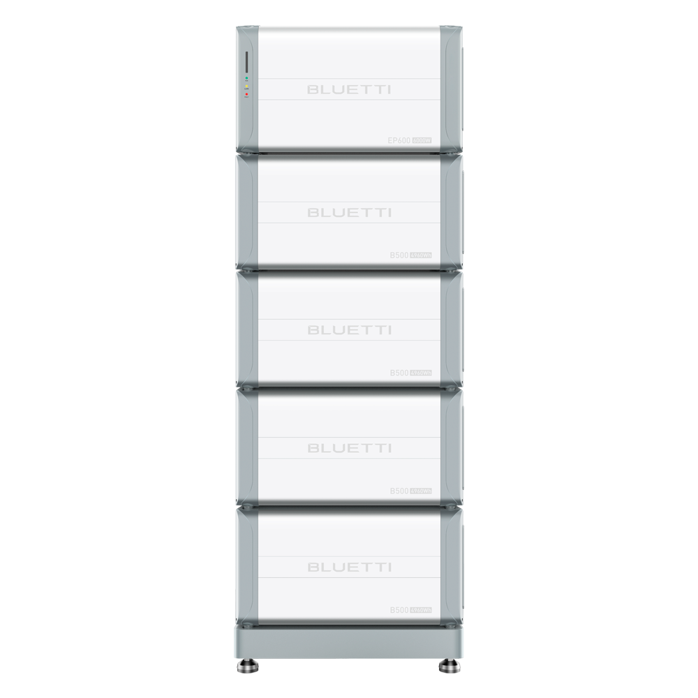 Kit batteria domestica - 1xBL-EP600, 2x Batterie BL-B500, 1xSupporto BL-Bracket - Gran capacità 19840Wh - Potenza 6000W - Controllo tramite APP (Wifi e Bluetooth) - IP65