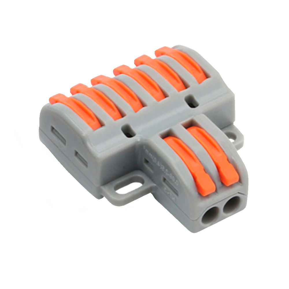 Safire - Connettore del Cavo - 2 Entrata e 6 Uscita - Sezione del Cavo 28 ~ 12AWG - CON-FAST-26