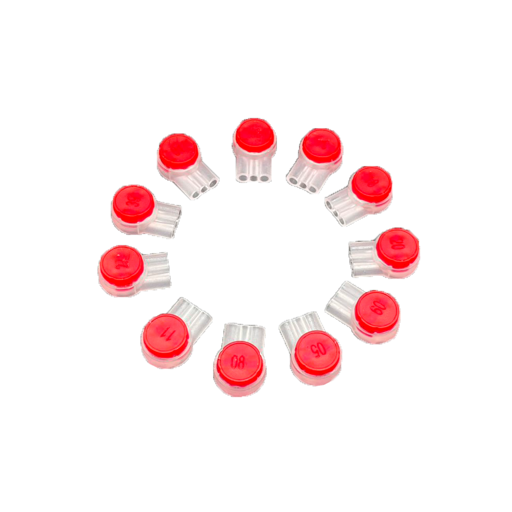 Connettore UR2 - Supporta cavi tra 19~24 AWG - connessione rapida mediante pressione - 10 unità - CON-UR2