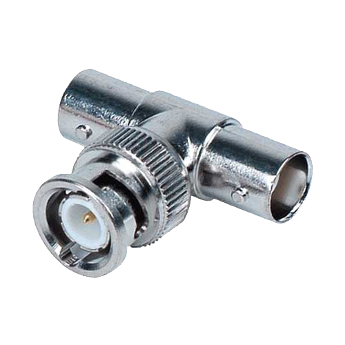 Safire Connettore tipo "T" - BNC maschio - 2 BNC femmina - 30 mm (Fo) - CON250