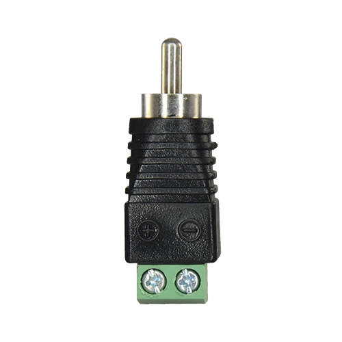 Safire Connettore RCA maschio - Uscita +/- da 2 terminali - 36 mm (P) - 13 mm (H) - CON295