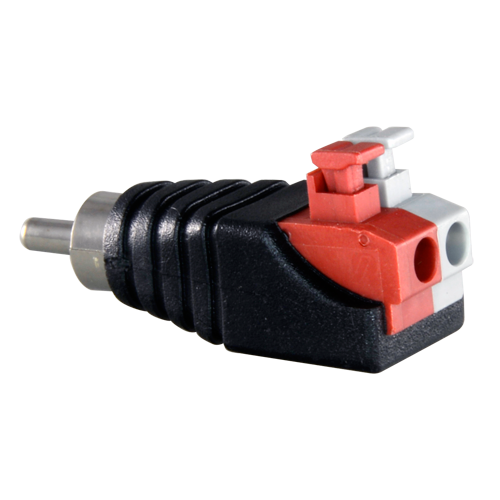 Safire - Connettore RCA maschio di facile collegamento - Uscita +/- da 2 terminali - 36 mm (P) - CON295A