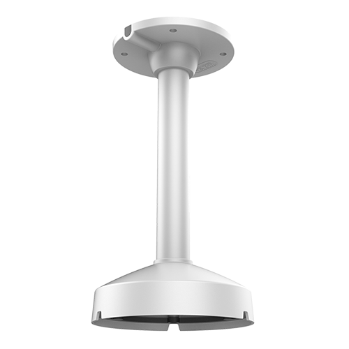 Staffa a tetto - Altezza 565 mm - Adatto per esterni - Colore bianco - Fabbricato in alluminio - Passacavo