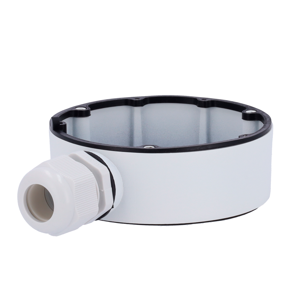 Scatola di giunzione - Per telecamere dome - Per esterni - Installazione a tetto o parete - Passacavo - DS-1280ZJ-DM18