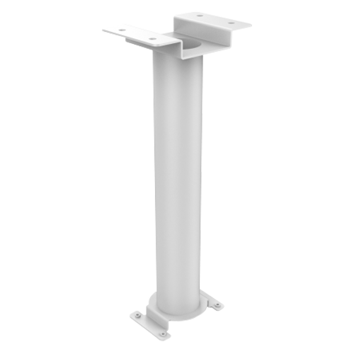 Staffa a tetto - Per telecamere dome motorizzate - Colore bianco - Passacavo