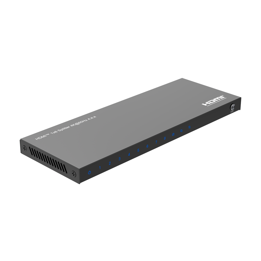 Splitter HDMI - 1 Ingresso - 8 Uscite - Risoluzione fino a 4K@60Hz - Impostazioni EDID
