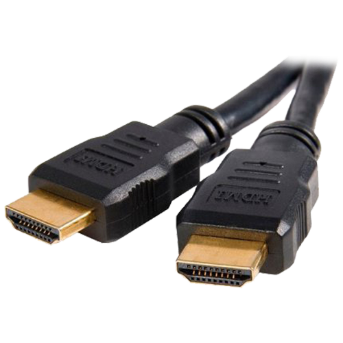 Cavo HDMI - Connettori HDMI tipo A maschio - Alta velocità - 0.5 m - Colore nero - Connettori anticorrosione