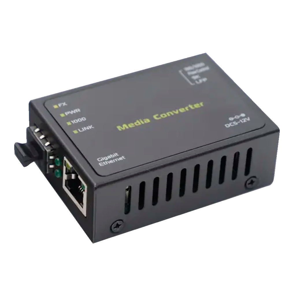 Convertitore multimediale - 1x Ethernet RJ45 - 1x SFP - Gigabit - 10/100/1000 Base-TX - Dimensioni Ultra Compatte