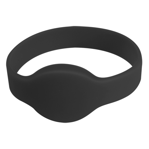 Bracciale di prossimità - ID per radiofrequenza - MF passivo | Colore nero - Alta frequenza 13.56 MHz - Diametro 65 mm - Massima sicurezza