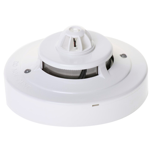 Rivelatore convenzionale ottico termico per incendi - Certificato EN54 parte 5-7 - Allarme a doppio LED per la visualizzazione da qualsiasi luogo - Realizzato in materiale ABS resistente al calore - Non include base - Base intercambiabile con tutta la gamma Wizmart