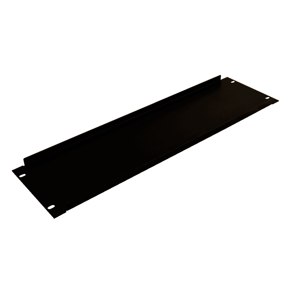 Pannello cieco per rack standard 19" - Formato 3U - Colore nero - RACK-BLANK-3U