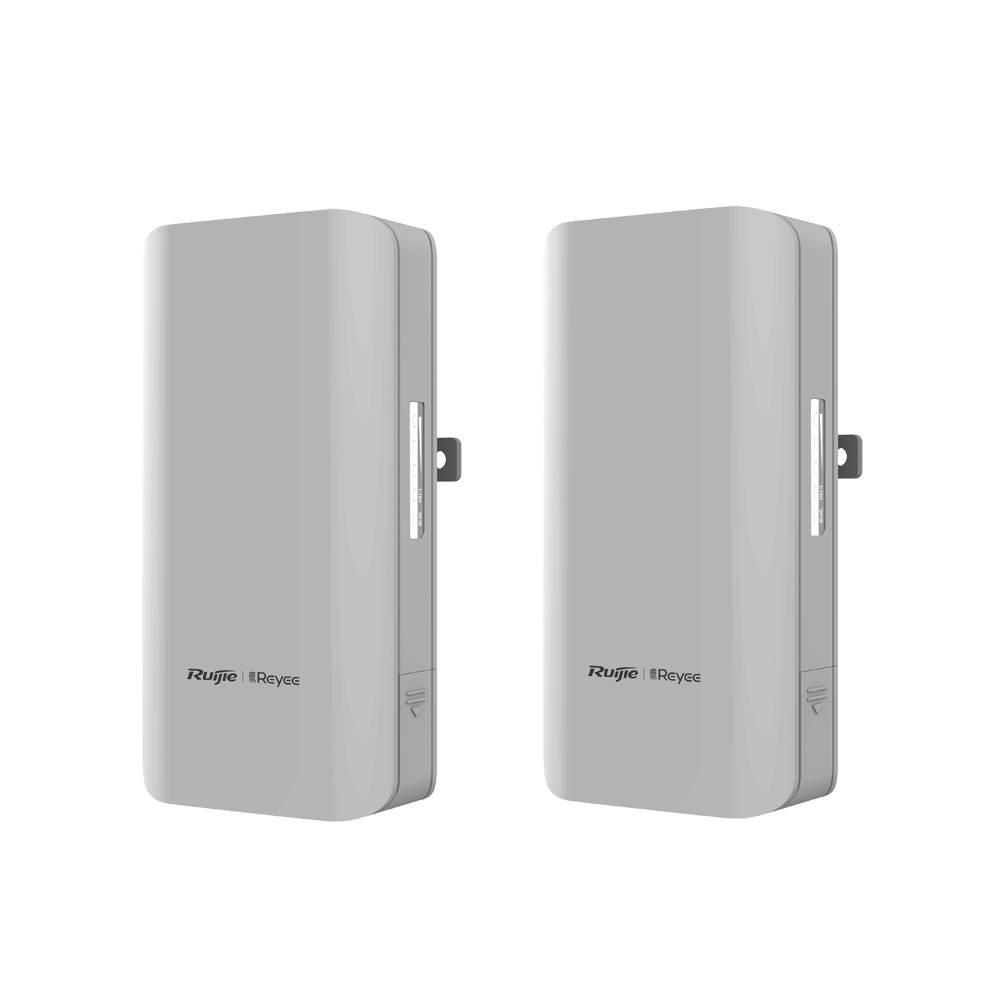 Reyee - Collegamento wireless fino a 1 km - Frequenza da 5 Ghz - Basato su 802.11 a/n/ac - IP54, adatto per esterni - 2 unità preconfigurate in modalità punto-punto