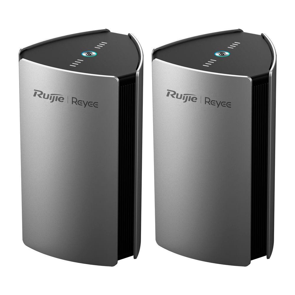 Reyee Pack 2 Router Gigabit Mesh Wi-Fi 6 AX3200 - 4 Porte RJ45 10/100/1000 Mbps - 802.11ax 4x4 doppia banda 2.4 e 5 GHz - Gestione Remota attraverso Cloud e App - Controllo Parentale , Rete ospite, Roaming - Progettato per creare una rete Mesh completa