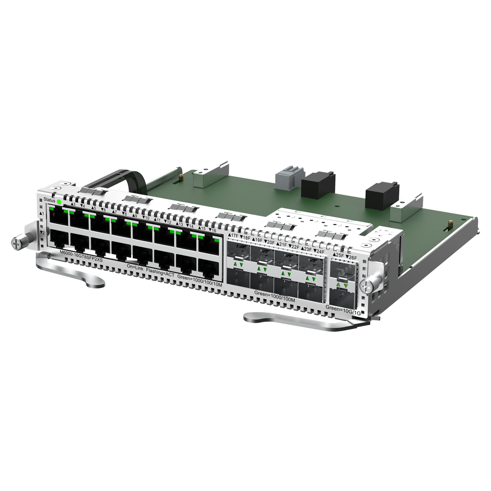 Reyee - Scheda di interfaccia per Switch modulare - Compatibile con RG-NBS6002 - 16 Porte GE RJ45 + 8 SFP Gigabit + SFP+ 10Gbps - Dimensione 1 Slot
