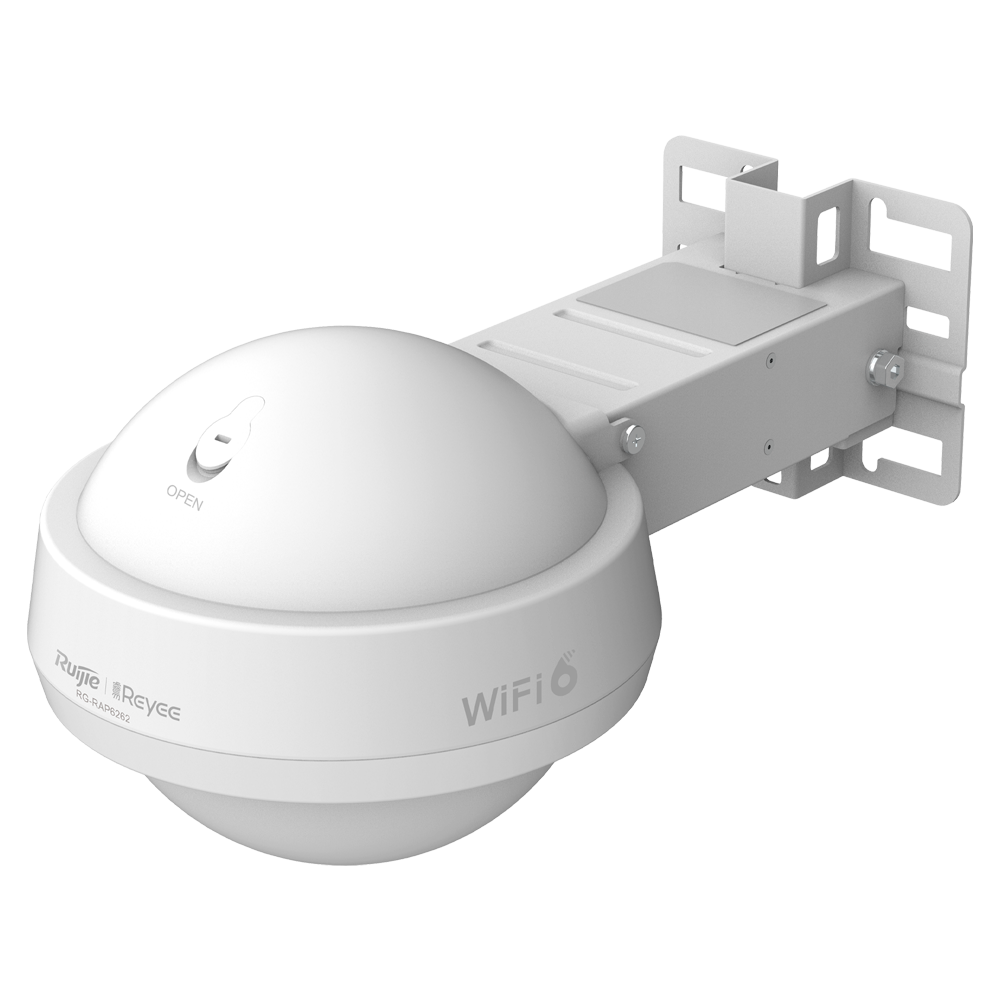 Reyee - AP Omnidirezionale per esterni IP68 Wi-Fi 6 - Frequenza 2.4 e 5 GHz - Supporta 802.11a/b/g/n/ac/ax - Velocità di trasmissione fino a 3000 Mbps / 160MHz - Antenne MU-MIMO 2x2:2 2.4GHz, 2x2:2 in 5GHz