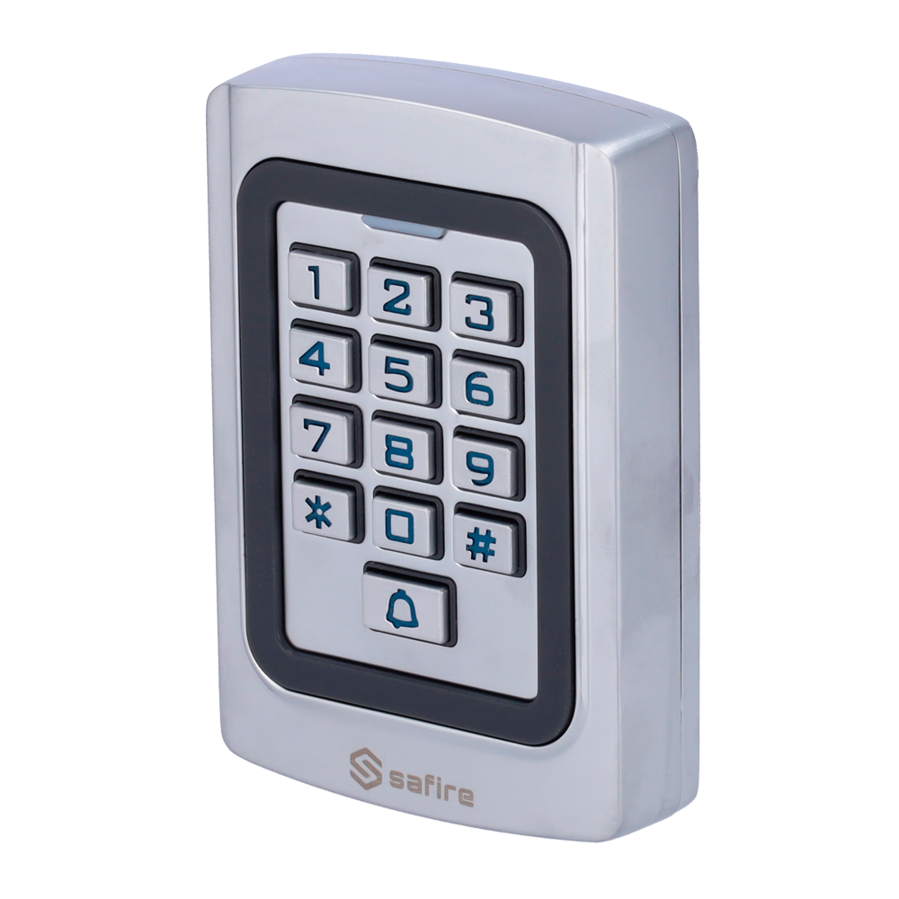 Controllo accessi autonomo - Accesso tramite scheda EM, PIN e App - Uscita Relè, pulsante e campanello - Wiegand 26 e WiFi | Tempo attivazione Relè programmabile - App Tuya Smart per la gestione e le aperture da remoto - Adatto per esterni IP68