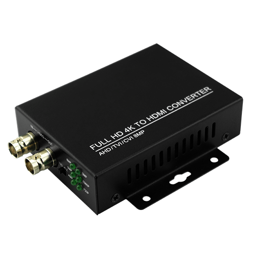 Convertitore BNC a HDMI - 1 entrata BNC - 1 uscita HDMI 1080p - 1 uscita BNC (loop con BNC in) - SF-BNC4K-HDMI