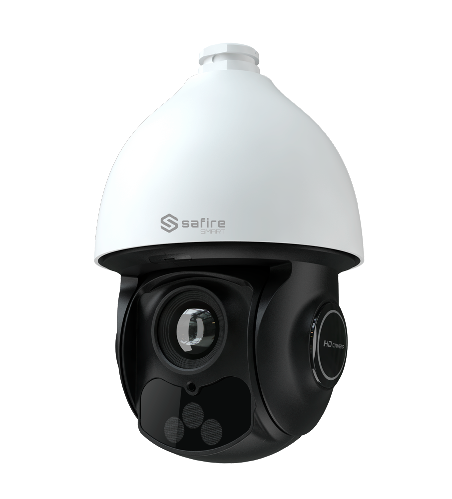 SF-IPSD5032ITA-8I1 Safire Smart
- Telecamera PTZ IP Intelligenza Artificiale - 8 Megapixel- Zoom ottico 32X | IR 200m - Autotracking, persona e veicolo | Allarmi