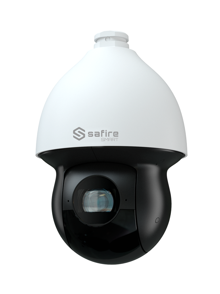 SF-IPSD5040ITA-4I1 Safire Smart
- Telecamera PTZ IP Intelligenza Artificiale - 4 Megapixel- Zoom ottico 40X | IR 350m - Autotracking, persona e veicolo | Allarmi