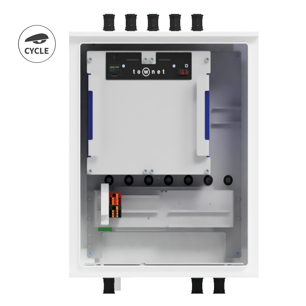 Alimentazione a ciclo - 1728Wh - Ricarica rapida 10,7A/310Wh 5,5h - Monitoraggio Remoto dei sistemi - -