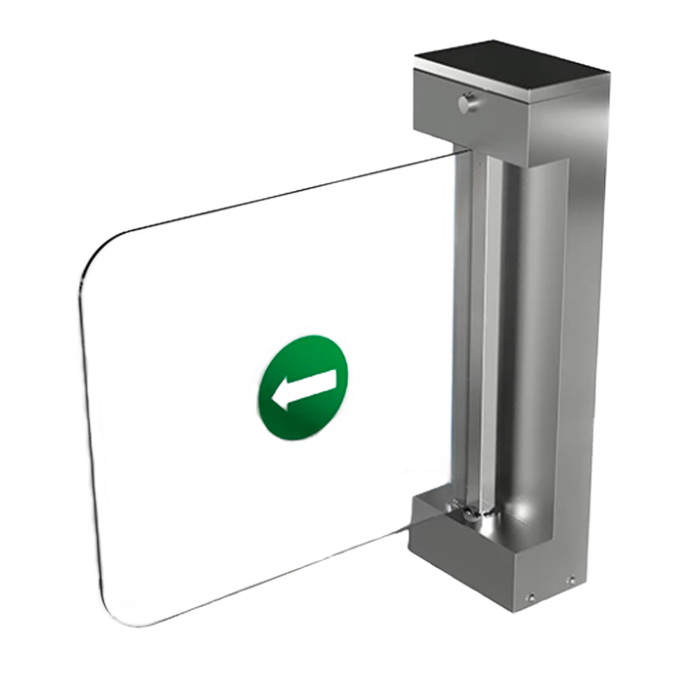 Tornello ad accesso bidirezionale - Portello individuale motorizzato - Orari, allarmi e modalità di apertura - Larghezza del passaggio 900 mm | 3.000.000 cicli - Fabbricato in acciaio inossidabile SUS304 - Compatibile con sistemi di terze parti