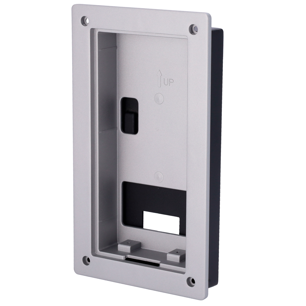 X-Security - Scatola di registro per XS-V3221E-IP - Un modulo - 223mm (Al) x 121mm (An) x 33mm (Fo) - Fabbricato in lega di alluminio - Collegamento versatile con fori di collegamento