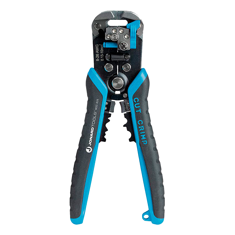 Pinza crimpatrice pelacavi - Per 8 AWG-26 AWG - Crimpare terminali di 22 AWG-10 AWG - Facile da usare - Prezzo economico