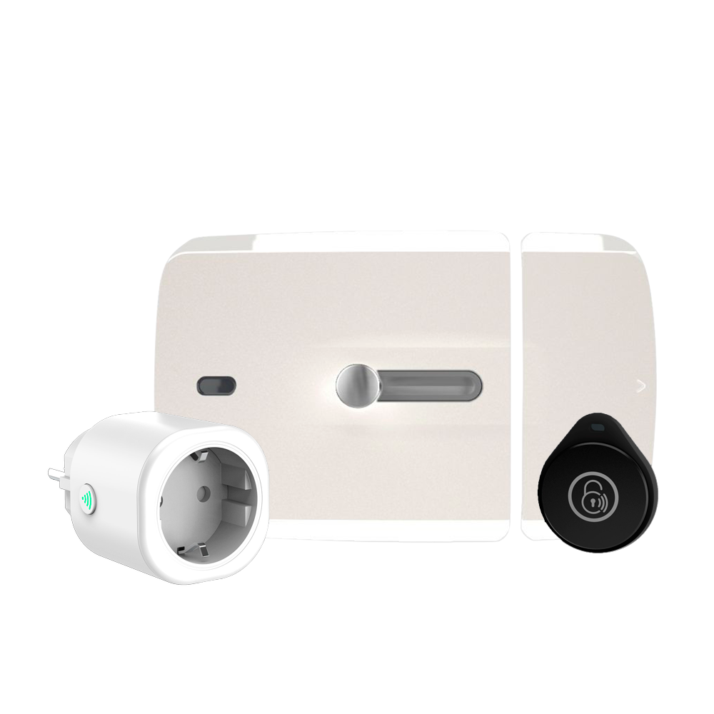 Chiavistello intelligente WiFi - Invisibile dall'esterno - Montaggio senza dover manipolare la porta - WM-BOLT-WIFI-W