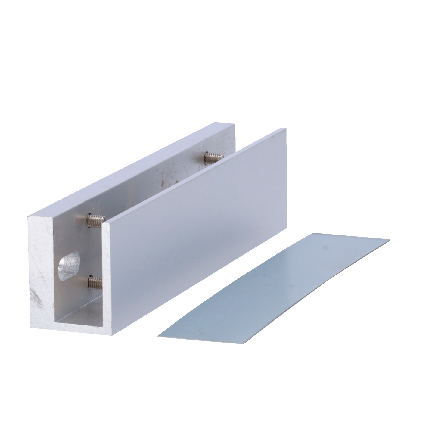 Profilo a U per ventose - Compatibile con YF-180XX - Apertura sia esterna che interna - Per porte in vetro senza cornice - YF-180U