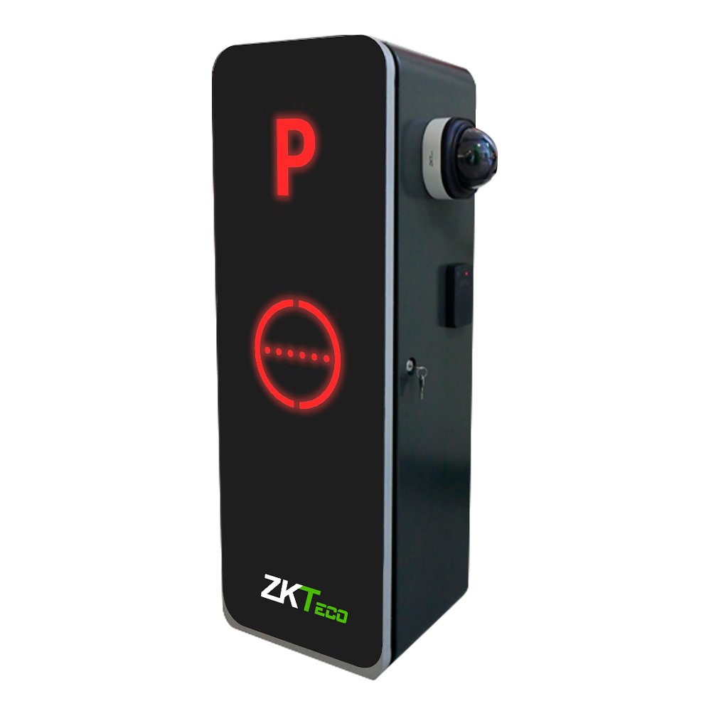 ZKTeco - Kit barriera parcheggio con radar e telecamera LPR apertura sinistra - ZK-PB-BGM1000L-KIT