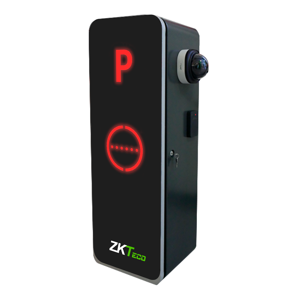 ZKTeco - Kit barriera parcheggio con radar e telecamera LPR apertura destra - ZK-PB-BGM1000R-KIT