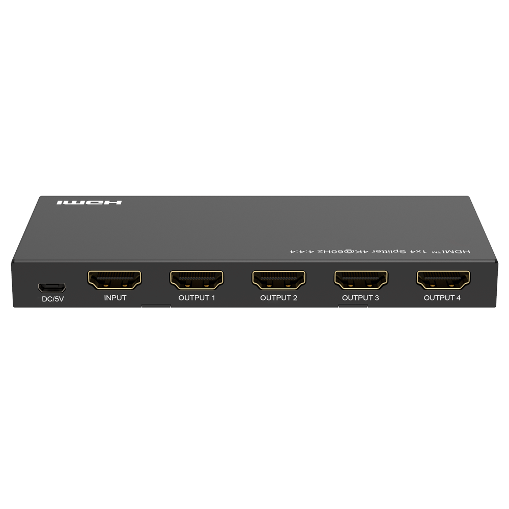 Splitter HDMI - 1 Ingresso - 4 Uscite - fino a 4K@60Hz - HDMI-SPL-1x4-4K60