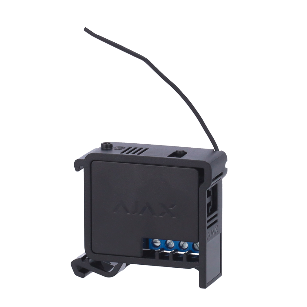 Staffa per guida DIN - Compatibile con AJ-RELAY - Compatibile con AJ-WALLSWITCH - Colore nero - AJ-DINHOLDER