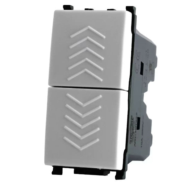 MAP622B DOPPIO PULSANTE UNIPOLARE COMPATIBILE PLANA