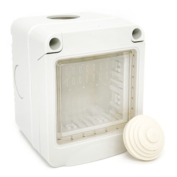 MAPS6202B CONTENITORE IDROBOX IP55 2 POSTI PROTETTO COMPATIBILE VIMAR PLANA