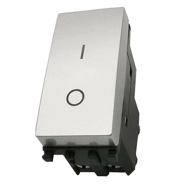 MAP602A INTERRUTTORE BIPOLARE GRIGIO SERIE GEM COMPATIBILE PLANA