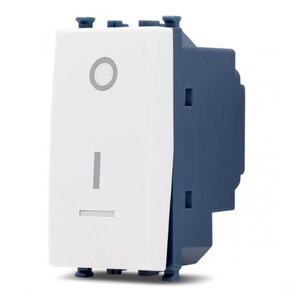 MAP962B INTERRUTTORE BIPOLARE CON SPIA SUN COMPATIBILE VIMAR ARKE' BIANCA