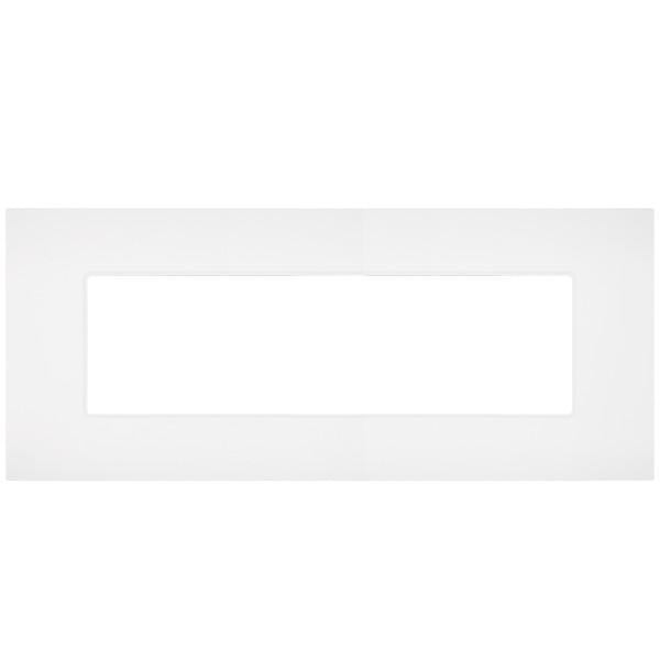 MAPR9007-1 PLACCA TECNOPOLIMERI SUN BIANCA 7 POSTI COMPATIBILE VIMAR ARKE'