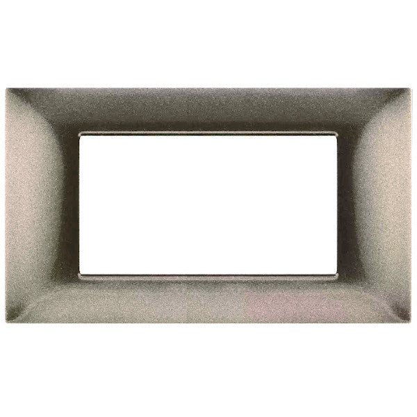 MAP6004-07 PLACCA TECNOPOLIMERI BRONZO 4 POSTI COMPATIBILE PLANA