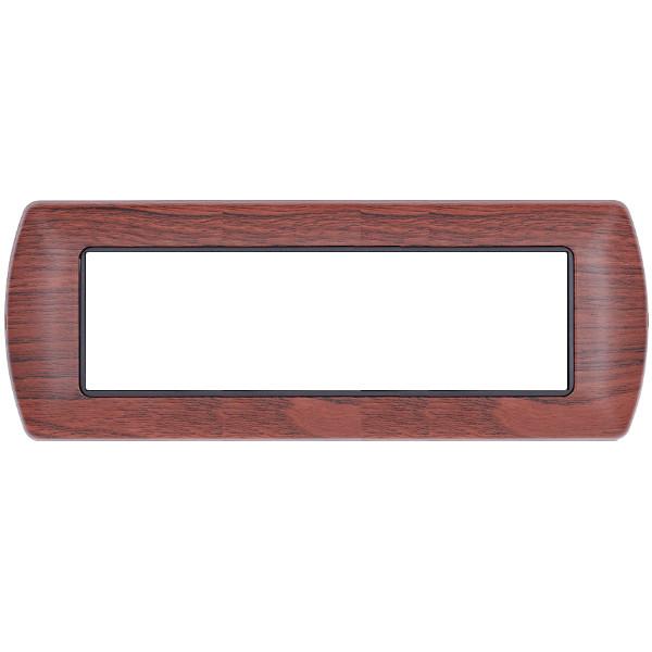 MAP8807-12 PLACCA METALLO ART CILIEGIO 7 POSTI COMPATIBILE LIVING