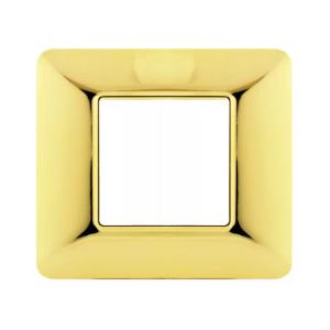 MAP5002-08 Placca in tecnopolimeri ORO 2 POSTI compatibile Bticino MATIX