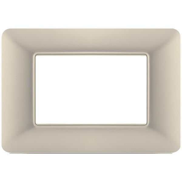 MAPM8003-06 Placca in tecnopolimeri SABBIA 3 POSTI compatibile Bticino MATIX