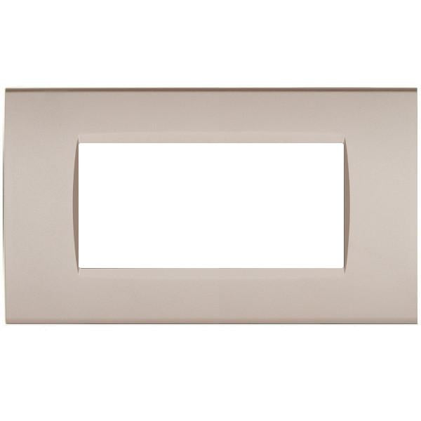 MAP8004-12 PLACCA TECNOPOLIMERI SABBIA 4 POSTI COMPATIBILE LIVING