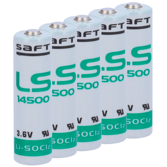 Saft - PacK di pile AA / LS14500 - Voltaggio 3.6 V - Litio / 10 Unità - Capacità nominale 2600 mAh - Compatibile con RSI Videofied - 10XBATT-LS14500-S
