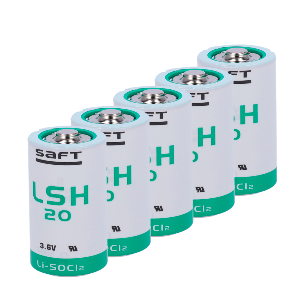 Saft - Pack batteria LSH20 - Voltaggio 3.6 V - Litio / 10 unità - Capacità nominale 13000 mAh - Compatibile con RSI Videofied - 10XBATT-LSH20-S
